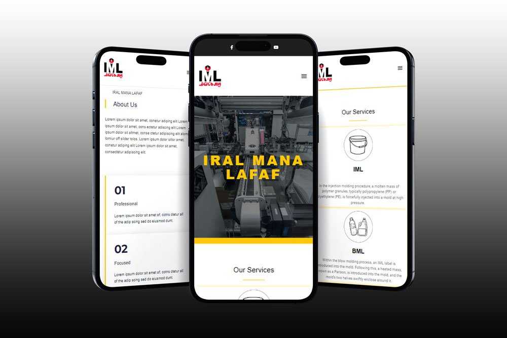 Iral Mana Lafaf Factory Web Design