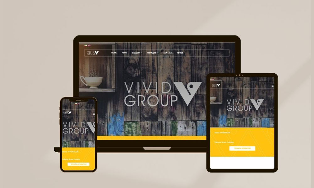 VIVID Group Web Design