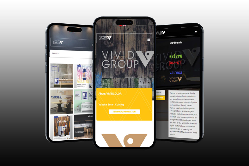 VIVID Group Web Design