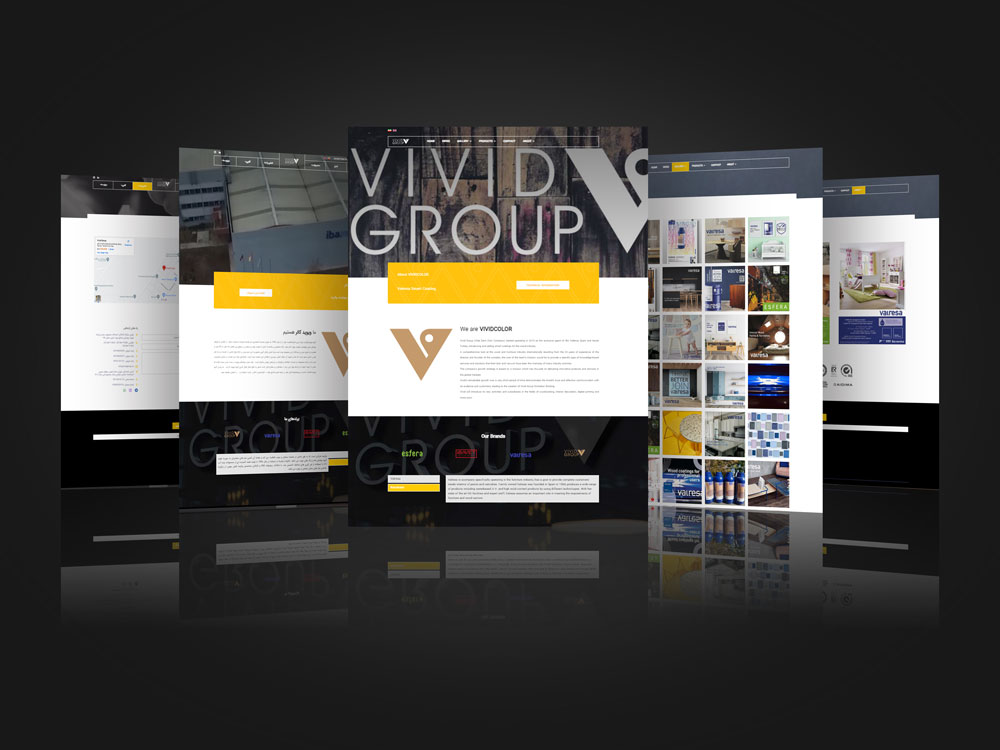 VIVID Group Web Design